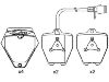 剎車(chē)片 Brake Pad Set:4D0 615 115