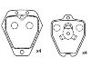 剎車(chē)片 Brake Pad Set:8D0 698 151 B